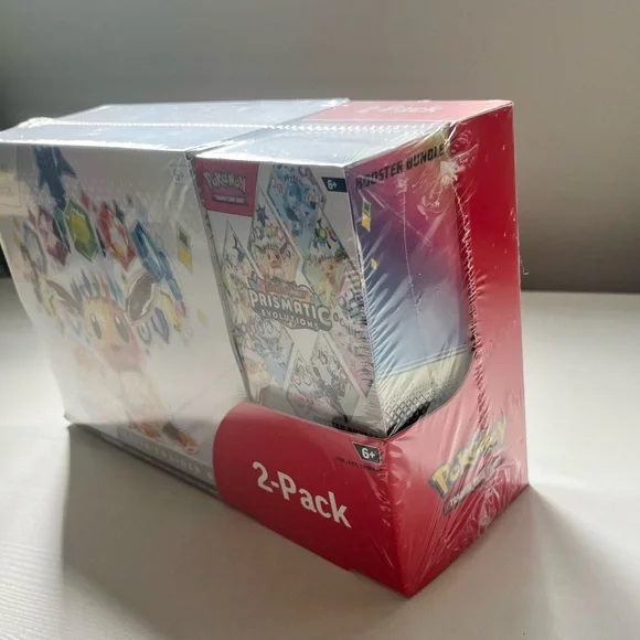 Pokémon Scarlet & Violet Prismatic Evolutions Elite Trainer Box Costco Bundle - Picture 4 of 5